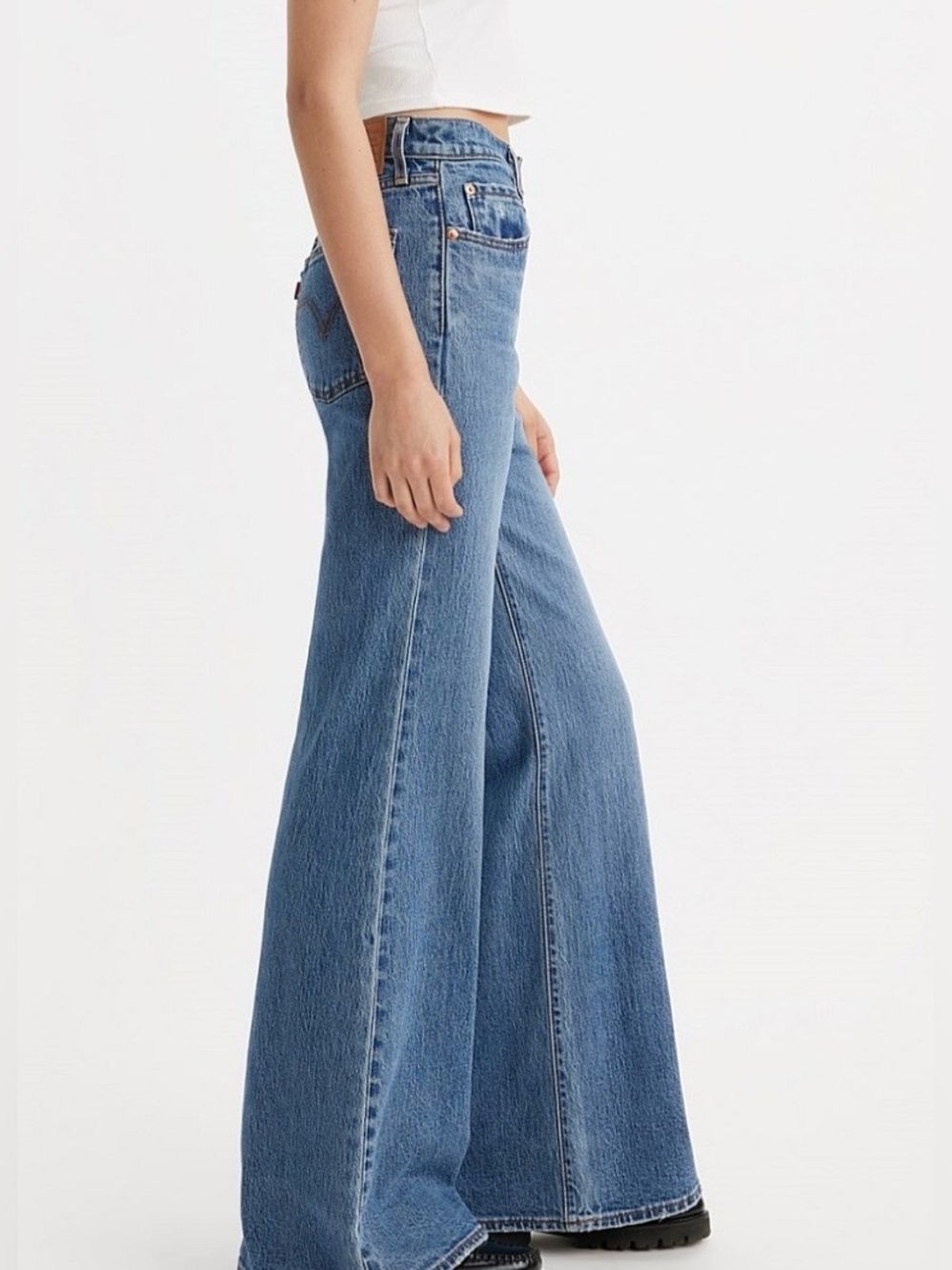 Levi’s Ribcage Bell Women's Wide Leg Jeans Waist 28